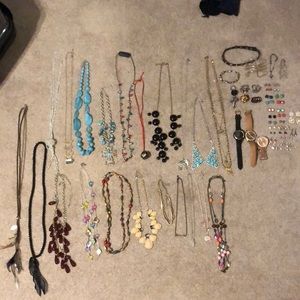 random assortment of jewelry